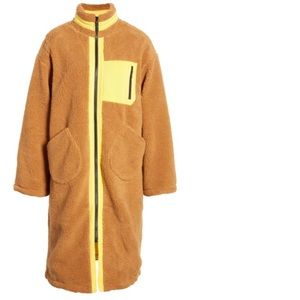 J.O.A. Long Teddy Coat